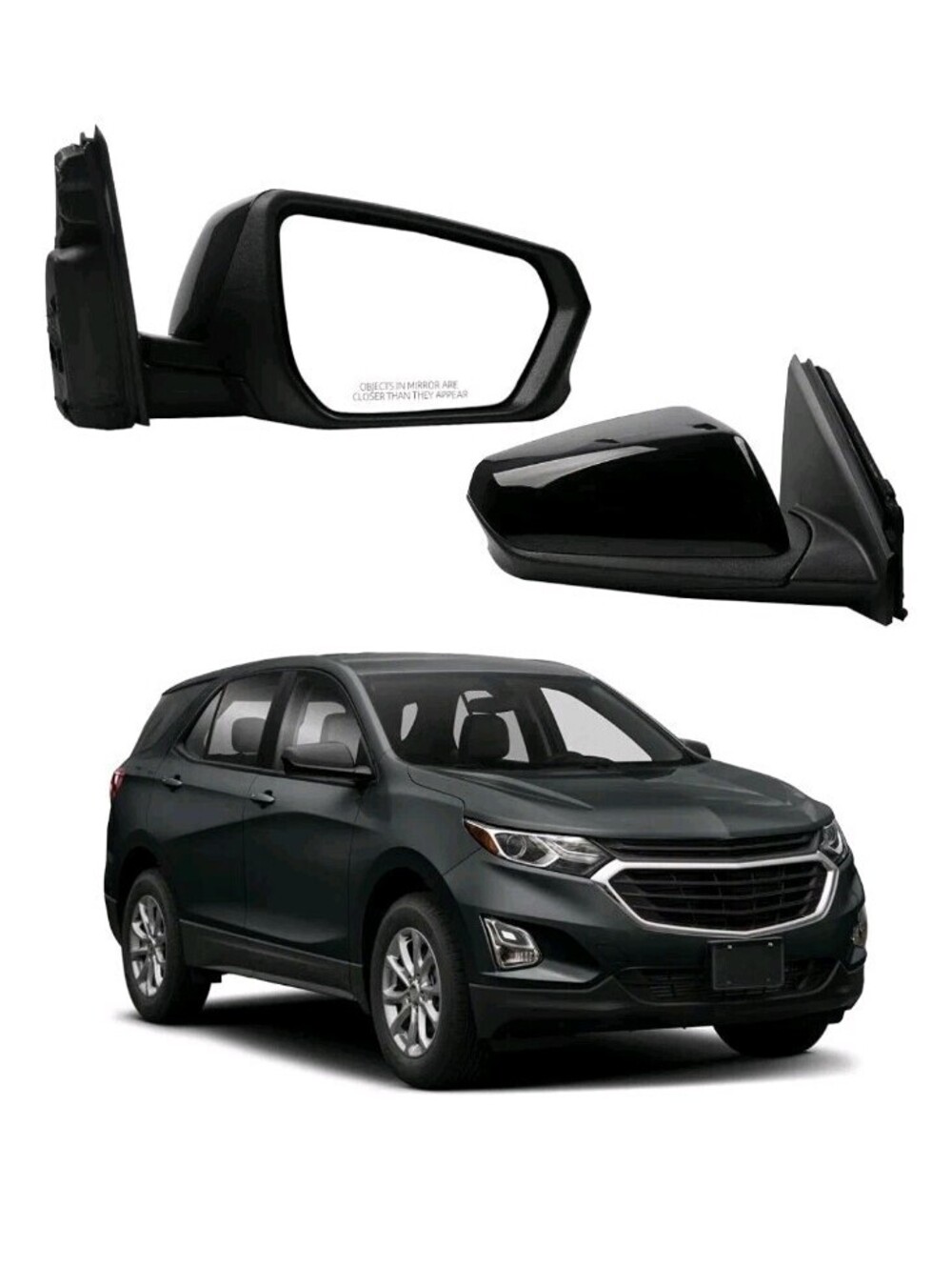 Right Passenger Side Mirror Compatible with 2018-2023 Chevy Equinox GM